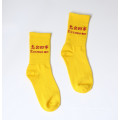 Brief Happy Socken Custom Muster Frauen Crew Socken Sushi Teen Tube Socken Großhandel Hersteller